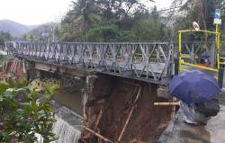 Talut Jembatan Ambrol, Jalur Siluk-Panggang Bantul Tersendat