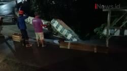 Video Lalu Lintas Jalur Citayam-Margonda Terganggu akibat Jalan Ambles