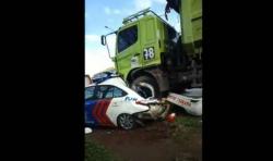 Mobil PJR Tabrakan Beruntun di Tol Tangerang-Merak, 3 Luka Berat