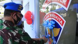 Momen HUT ke-74, POM AU Lanud Sam Ratulangi Resmikan Kantor Baru