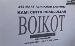 Minimarket 212 di Pekanbaru Mulai Boikot Produk Prancis
