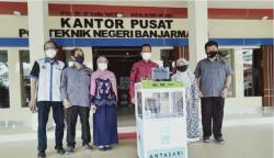 Mahasiswa Banjarmasin Buat Robot Antasari untuk Layani Pasien Covid-19