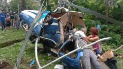 Dua Helikopter Bertabrakan, 2 Orang Tewas