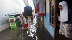 Jakarta Diguyur Hujan, Permukiman Warga Kemang Utara Terendam Banjir