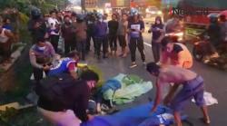 Video Ibu dan Anak Tewas Terlindas Truk Gandeng di Mojokerto