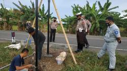 Rawan Kecelakaan, Jalan Poros Sengkang-Palopo Dipasangi Rambu Peringatan