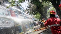 Pasar Larangan Sidoarjo Kebakaran, 10 Mobil Pemadam Dikerahkan