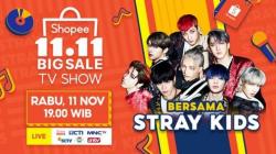 Hari Ini! Nantikan Promo 11.11 dari Brand Ternama, Flash Sale, dan Penampilan Stray Kids dalam TV Show Shopee!