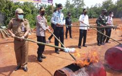 Kapolda Sumsel Bakar 748 Kg Ganja asal Aceh di Empat Lawang <