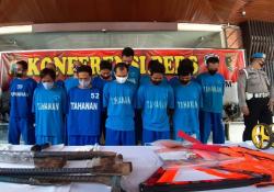  Polda Jateng Ringkus 14 Orang Komplotan Pencuri Kabel Telkom di Semarang