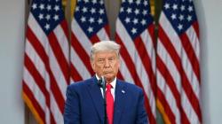 Ekspresi Donald Trump Tampil Perdana ke Publik setelah Kalah Pilpres AS