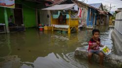 Kampung Lere Palu Terendam Banjir Rob akibat Penurunan Permukaan Tanah