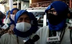 Video Emak-Emak Dapat Face Shield dan Masker saat Hadiri Resepsi Putri Habib Rizieq