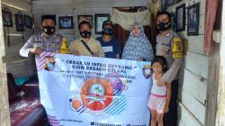 3 Warga Alami Penyakit Langka, Tim Infaq Koin Besaoh Polsek Kelapa Galang Dana