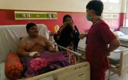 Makan Mi Goreng Plus Nasi 5 Kali Sehari, Bocah asal Tanah Laut Berbobot 115 Kg<