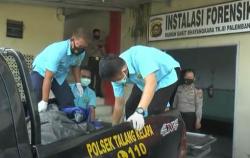 Mayat Pria dengan Tangan Terikat dan Pemberat Beton Gegerkan Warga Banyuasin<