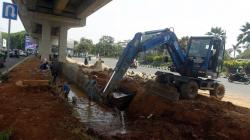 Rawan Banjir, Jalan Boulevard Raya Kelapa Gading Dibangun Penampungan Air