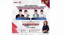 Live di iNews Kamis Pukul 19.30, Debat Pilgub Kalimantan Tengah