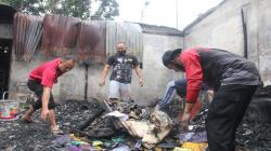 13 Unit Rumah di Asrama Brimob Polda Sumut Dilahap Api