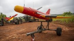 TNI AD Operasikan Drone Banshee Whirlwind saat Latihan Tempur<