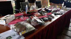 Ini Barang Bukti yang Disita dari Pemuda Tasikmalaya Penjual Senpi Ilegal<