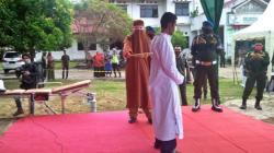 Pertama Kali di Aceh Timur, Pelaku Pemerkosaan Anak Dicambuk 150 Kali<