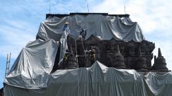 3 Candi di Jateng Ditutup untuk Antisipasi Abu Vulkanik Gunung Merapi