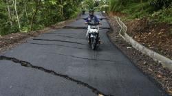 Tanah Amblas, Jalan Alternatif Ciamis-Pangandaran Terputus