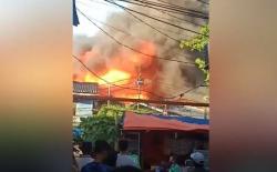 Video Kebakaran Pemukiman Padat Penduduk di Tambora Jakbar