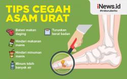 Infografis Tips Mencegah Asam Urat
