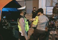 Patroli Skala Besar, Polisi Bubarkan Kerumunan Warga di Kota Pekalongan