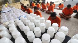 Polresta Kediri Ungkap 17 Kasus Narkoba, 150.000 Pil Dobel L Diamankan