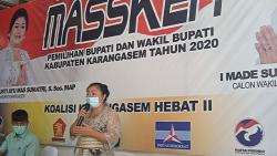 Perindo: Warga Karangasem Menaruh Harapan pada I Gusti Ayu Mas Sumantri-I Made Sukerena