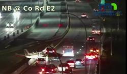 Peristiwa Langka, Pesawat Tabrak Mobil di Jalan Raya