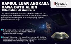 Kapsul Luar Angkasa Bawa Batu 'Alien' Mendarat di Australia