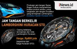 Infografis Jam Tangan Lamborghini Excalibur Spider Huracan STO Seharga Rp800 Juta