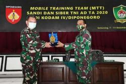 Hadapi Ancaman Cyber, Satuan Kodam IV/Diponegoro Digembleng MTT Sandi dan Siber TNI AD