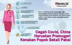 China Haruskan Pramugari Pakai Popok untuk Cegah Covid-19