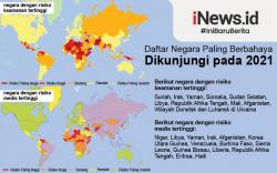 Infografis Daftar Negara Paling Berbahaya Dikunjungi pada 2021