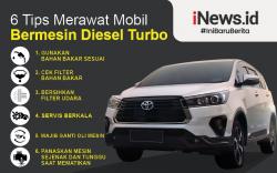 Infografis 6 Tips Merawat Mobil Diesel Turbo, Nomor 4 Jangan Asal Matikan Mesin