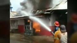 Kios Pertamini di Pringsewu Ludes Terbakar, Kerugian Capai Rp50 Juta