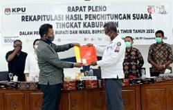 Hasil Rapat Pleno KPU, Paslon KP-DMW Menang di Pilkada Sumba Timur