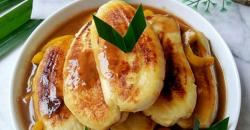 Cara Membuat Pisang Bakar Saus Gula Merah, Enak Disantap sambil Seruput Kopi
