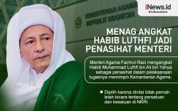 Infografis Habib Luthfi bin Yahya Jadi Penasihat Menteri Agama