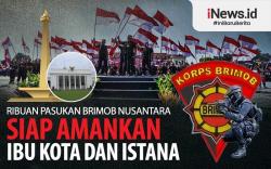 Infografis Brimob Nusantara Amankan Aksi 1812