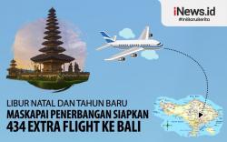 Infografis Maskapai Tambah Penerbangan ke Bali