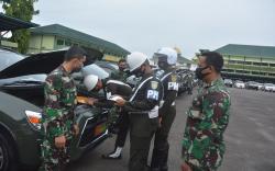 Kodam II Sriwijaya Cek Kelengkapan Kendaraan Dinas<