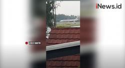 Video Pesawat Lion Air Tergelincir akibat Hujan Deras di Bandara Radin Inten Lampung