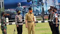 Ganjar Pranowo Pimpin Apel Gelar Pasukan Operasi Lilin Candi 2020 Jateng