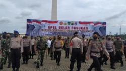 Dihadiri Wagub DKI, Kapolda Metro dan Pangdam Jaya Gelar Apel Pasukan di Monas 
